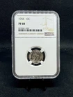 1958 90% Silver Proof Roosevelt Dime NGC PF68!