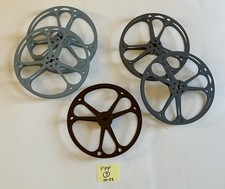 5 - 16mm 400' EMPTY METAL  MOVIE FILM REELS         PPP    NICE