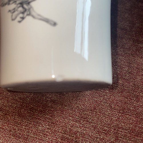 Vintage Laura Zindel Ceramic Cup with Bird, Handmade - Picture 7 of 10
