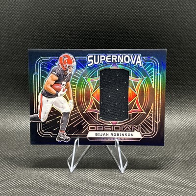 2024 Panini Obsidian Supernova Swatch Bijan Robinson #SN-BRN