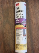 3M Fire Barrier Moldable Putty Stix MP Flexible 1.45 in x 6 in Reusable NEW