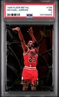 1996 Metal #128 Michael Jordan PSA 7 Bulls HOF NBA Basketball Card