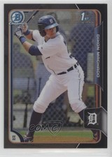 2015 Bowman Chrome Prospects Asia Exclusive Black Refractor Dixon Machado 1h5