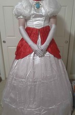Miccocostumes Princess Peach Wedding Dress Cosplay Size L Unworn with tags