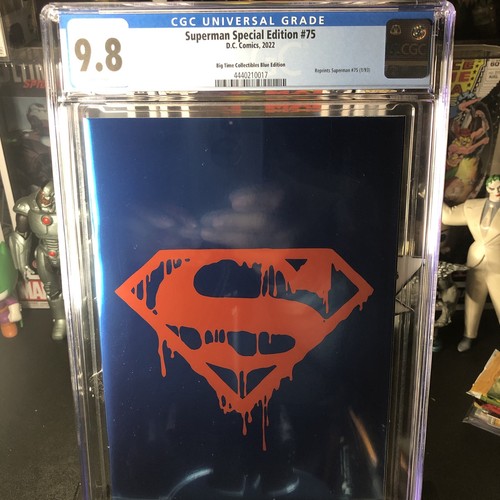 Superman #75 - 30th Anniversary Special Edition - Blue Foil Exclusive - CGC 9.8