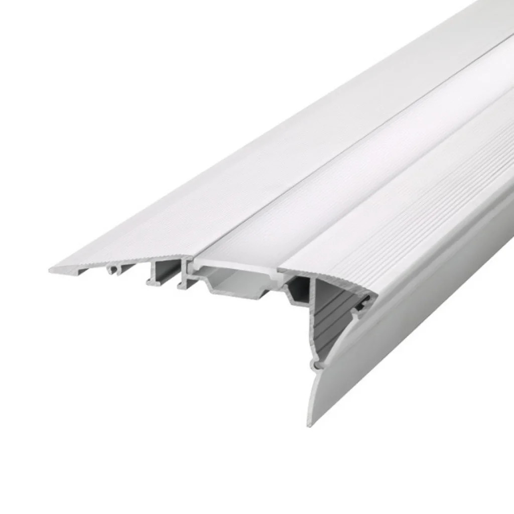LED Tape Frosted Double Stair Profile For 99.8mm x 46mm 1m Diffuser Integral