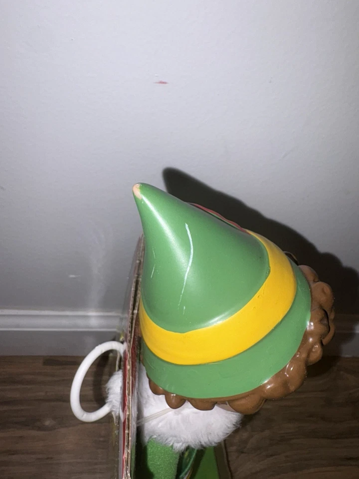 TALKING BUDDY THE ELF DOLL Brinquedo de Pelúcia 14" Novo Na Caixa Will Ferrell Filme de Natal Jakks - Imagem 3 de 4