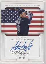 2016 Panini National Treasures Made in 95/99 Steven Souza Jr #MI-ST Auto 6fs