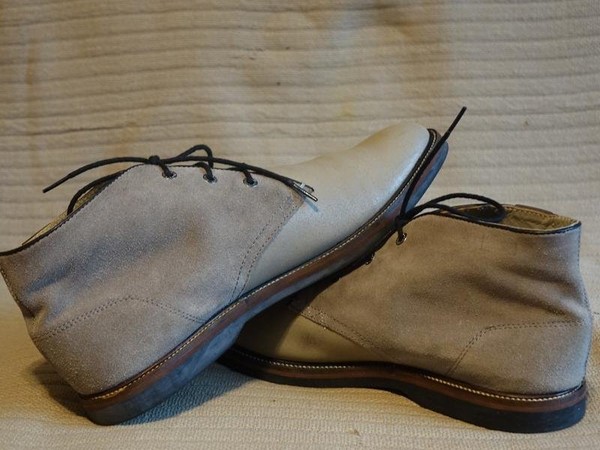 Men Lacoste Boots Beige Leather 47