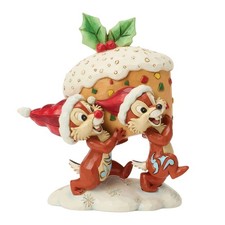 Jim Shore Disney Chip & Dale Fruit Cake Merry...