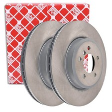 2x Febi 105723 Bremsscheibe Bremse Ø348mm vorne passend für BMW 5er Touring F11