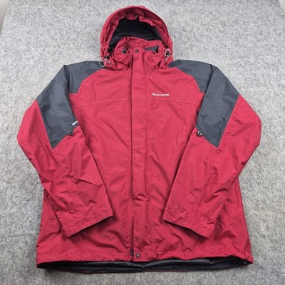 Sprayway Jacke Herren Extra Large Red Dragonfly 3 in 1 Kapuze Wasserdicht HydroDry