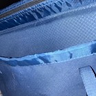 Foldable Stadium Bleacher Seat Padded Back Support Blue Arm Support Attaches — photo 7