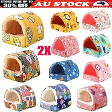 1/2PCS Squirrel Warm Mat Guinea Pig Nest Hamster House Small Animal Sleeping Bed
