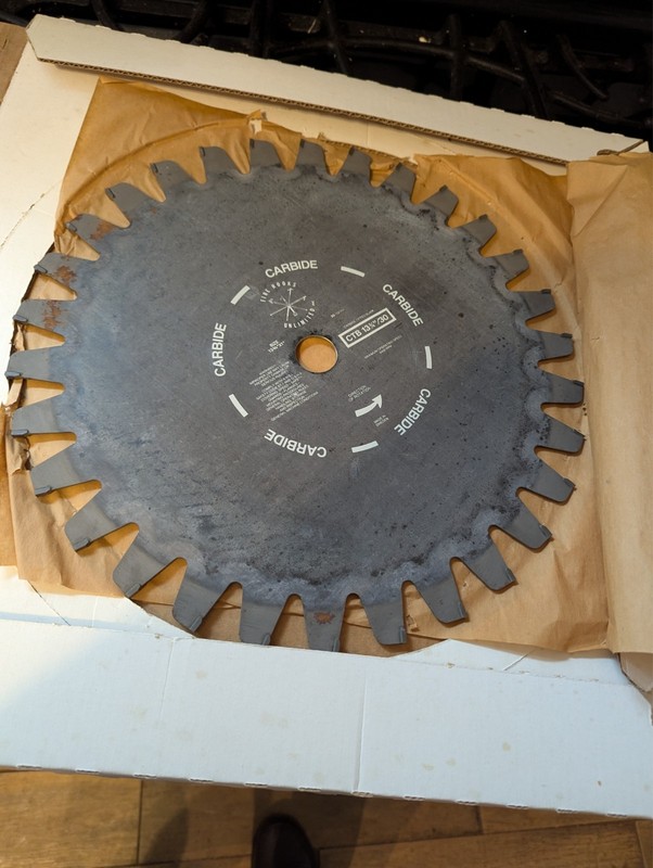 Fie Hooks Unlimited CTB 13 3/4" x 30" Carbide Blade-Never Used