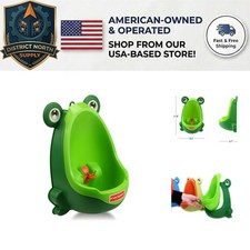 Cute Frog Potty Training Urinal for Boys - Fun  Portable with Aiming Target