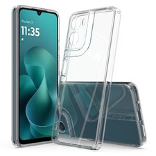 For Motorola Moto G06, Shockproof Transparent Acrylic Shell Clear Case Cover