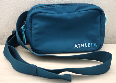 Athleta Girl 659528-11 O/S Coastal Teal Always Belt Bag Fanny Pack Crossbody Bag