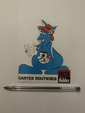 Autocollant Sticker Cartes Routières Recta Foldex Plan Kangourou Visite Route