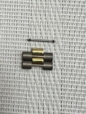 Cinturino orologio uomo LONGINES originale 2 Link Conquest parti oro combo...