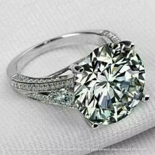 3.5Ct Round Cut Lab-Created Diamond Solitaire...