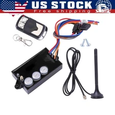 For 12V Hydraulic Lift Winch Dump Trailer Wireless Remote Control System