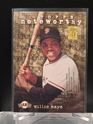 2001 Topps - Noteworthy Willie Mays #TN26