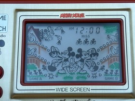 Nintendo Game & Watch MICKEY MOUSE MC-25 1981 Mint In Box
