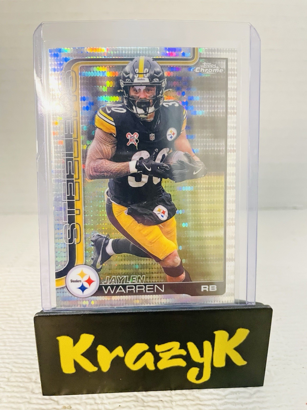 2025 Topps Chrome - Jaylen Warren #253 - Pulsar Refractor