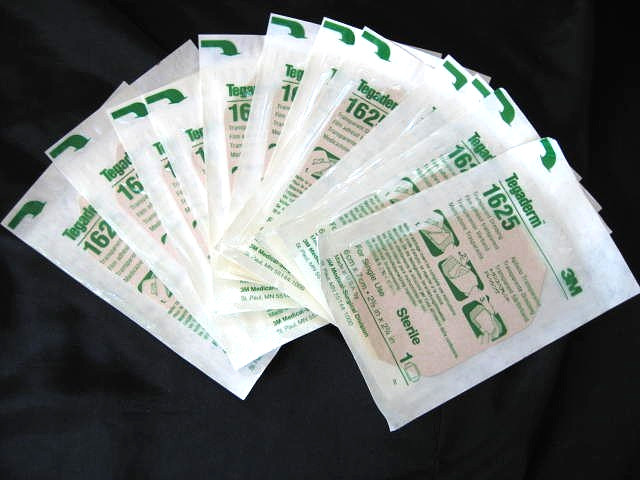 3M Tegaderm #1625 Transparent Film Sterile Dressing 2 3/8" x 2 3/4"--  13 sealed