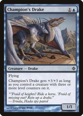 Magic MTG TCG Rise of the Eldrazi 2010 Champion's Drake 56/248