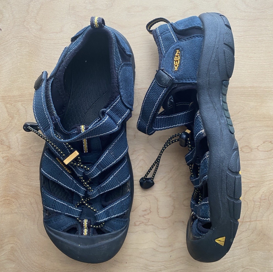 Scarpa Keen Newport H2 escursionismo sport blu acqua uomo giovane taglia 6 donna taglia 7 5