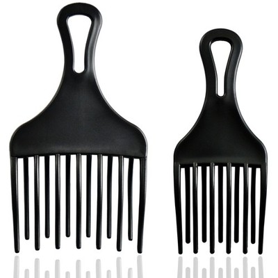 2 PCS Large Small Afro Comb Set Double Fist Detangler Wigs Braids Tool
