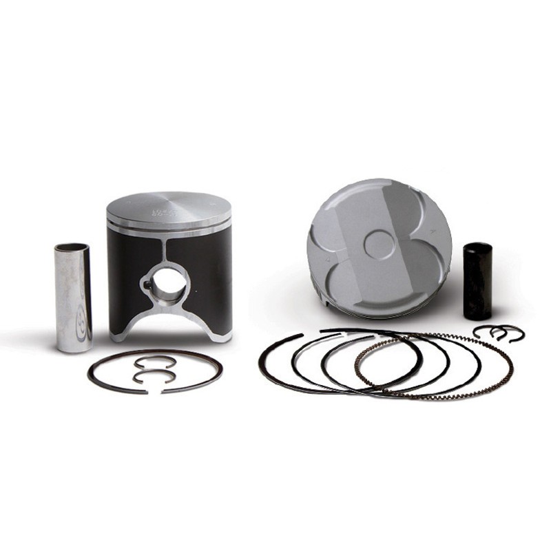 Piston coulé VERTEX Replica pour cylindre de moto cross 125 cc en diamètre 53.95 mm
