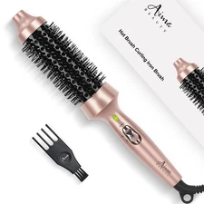 Aima Beauty Hair Curling Iron Brush, 1.5"/40mm Ceramic Hot Brush, Ion Hair Ca...