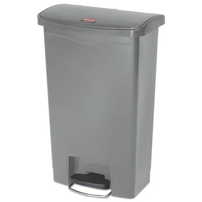 Slim Jim Streamline Resin Step-On Container Front Step Style 13 gal Polyethylene