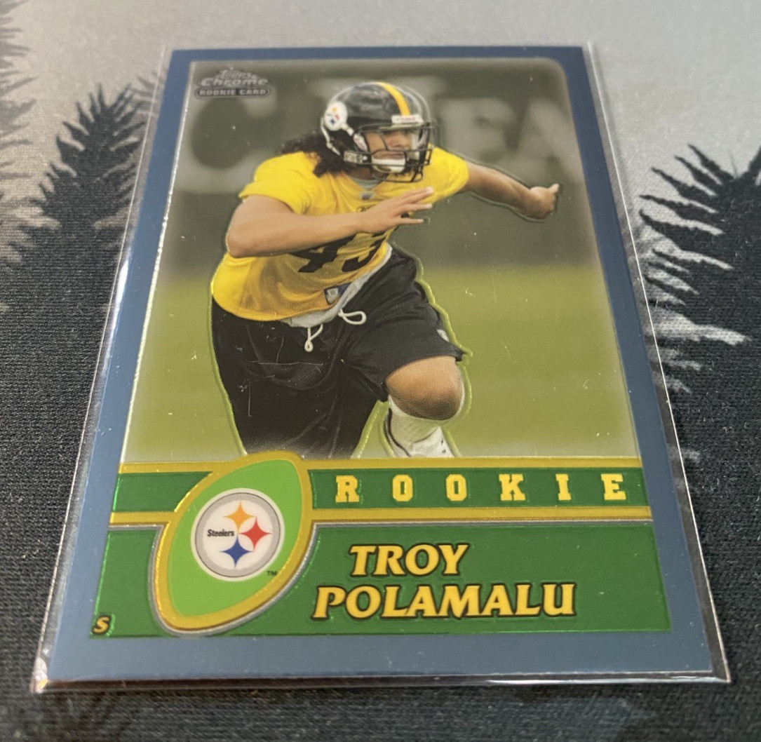 2003 Topps Chrome - #274 - Rookie - Troy Polamalu - FREE SHIPPING