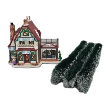 🚨 Carole Towne 04838 "Flower Shop" 2000 Christmas Lighted Village House