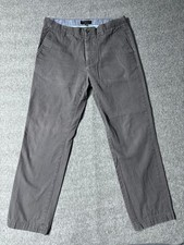 Banana Republic Men Pants 30x31 Gray Chino Emerson Straight Fit