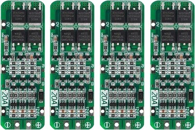Versatile 4pcs 3S BMS Protection Module - Safeguard Your Lithium Batteries