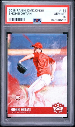 2018 Panini Diamond Kings Shohei Ohtani PSA 10 #139