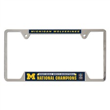 Michigan Wolverines 2026 Men's Basketball National Champions Metal License Plat