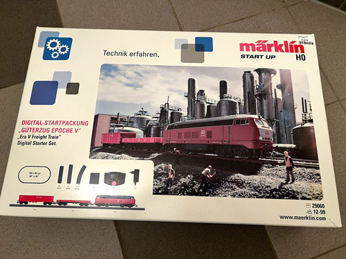 Märklin H0 Digital Startpackung Güterzug Epoche V DB rot 29050 mit Gleis | Condition: Gebraucht