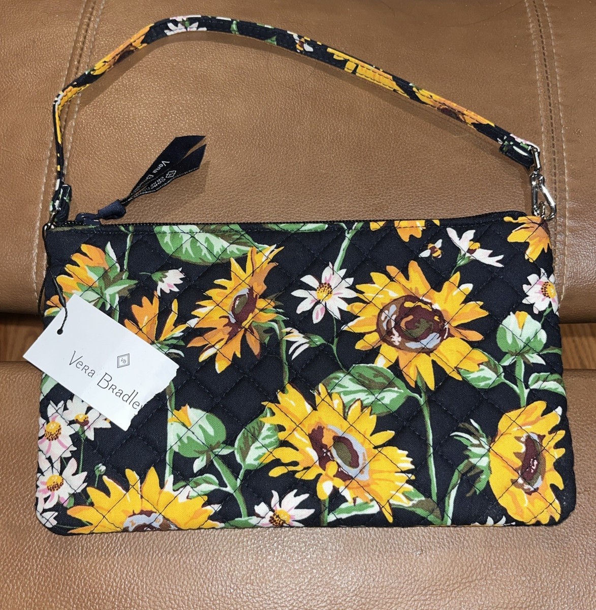 Vera Bradley RFID Sunflower Large Wristlet Clutch | eBay