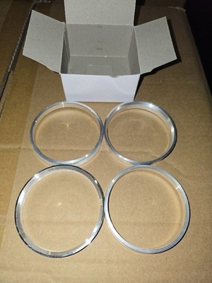 4pc 63.4 to 74.1 Aluminium Wheel Hub Centric Rings OD 74.1mm ID 63.4mm Hubrings