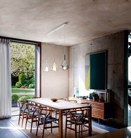 HäNgelampe Esszimmer Glas L:103 Cm E27 3-Flammig Blendarm Pendelleuchte KüChe