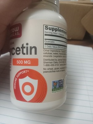 Jarrow Formulas Quercetin 500mg Vegetarian Dietary Supplement - 100 Capsules