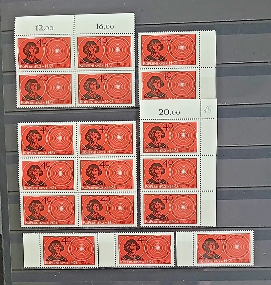 BRD 1973: 18 x Nikolaus Kpernikus 40 Pf MiNr 758 postfrisch - Bild 1 von 1