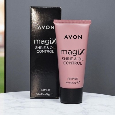 Avon MAGIX Shine Mattierender Primer gegen Ganz große Poren Akne mit Kieselerde