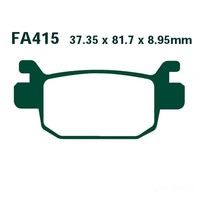 Bremsbelag EBC SFA415HH Hinten FüR Honda FES 150 A S-Wing ABS Bj. 2007-2009